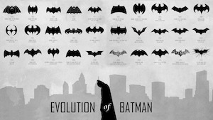 L'évolution du logo de Batman